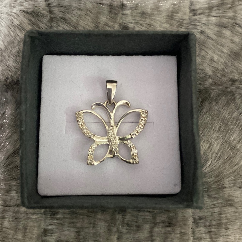 Sterling Silver Butterfly Charm